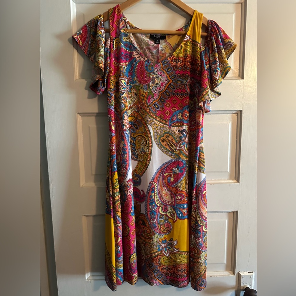 ❤️ 3/$15 MSK Cold Shoulder Summer Dress